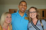 Kim Weed and Roger Badchkam From Aflac and Amber Corley From Hashem Orthodontics